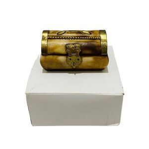 Vintage 1999 Samuel Brown Tear Jerker Chests Burl wood Classic Storage Box